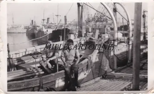 SCHIFFE Dampfer Italien Foto Juli 1941 Abfahrt nach Albanien