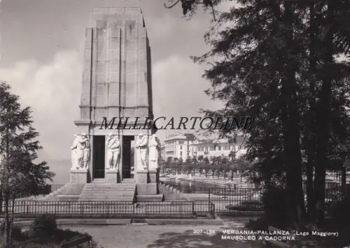 VERBANIA - PALLANZA: Mausoleum in Cadorna 1952