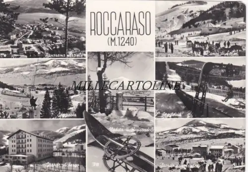 ROCCARASO: verschiedene Ansichten 1956