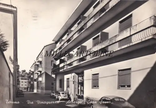 TERAMO: Via Vinciguerra - Albergo Gran Sasso 1959