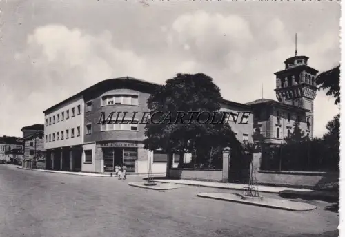 CERVIGNANO: Via XXIV Maggio e Municipio 1951 (Banca Cattolica del Veneto)