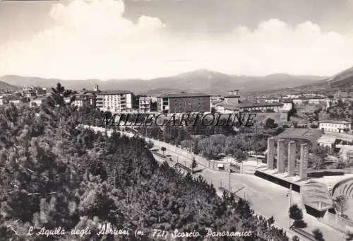 L'AQUILA: Panoramablick 1955