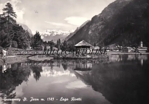 RESSONEY St. JEAN: Lago Rivetti 1957