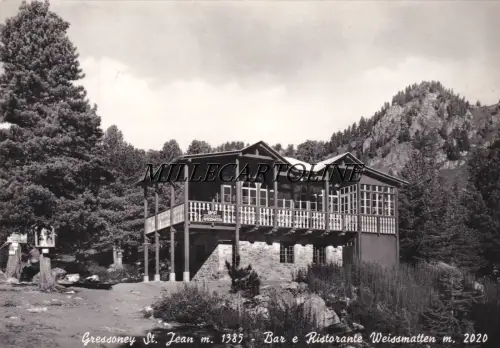 RESSONEY St. JEAN: Bar Restaurant Weissmatten 1955