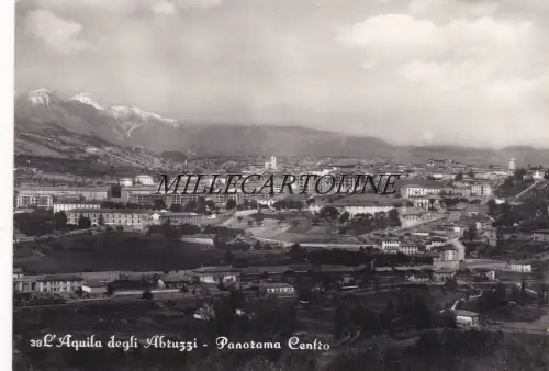 L'AQUILA degli ABRUZZI: Panorama centro 1954