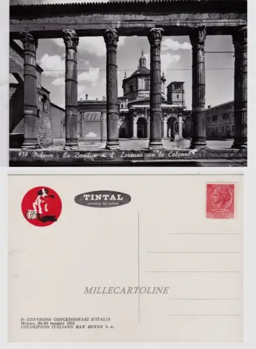 MAILAND: Werbung MAX MAYER 2. Conv. Händler / La balsilica S. Lorenzo