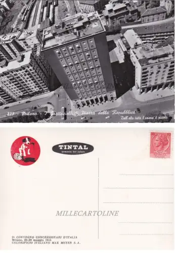 MAILAND: Werbung MAX MAYER 2. Conv. Händler / P.za Repubblica