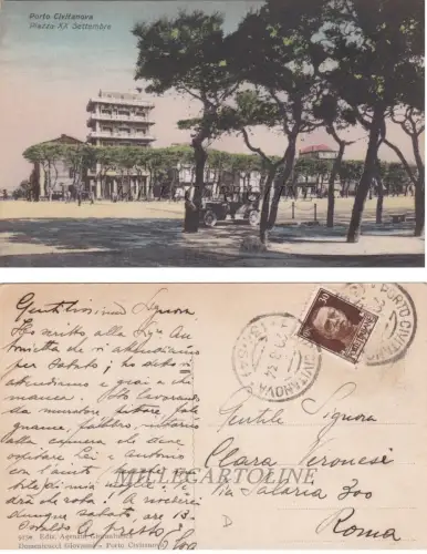 PORTOCIVITANOVA: Piazza XX September 1934