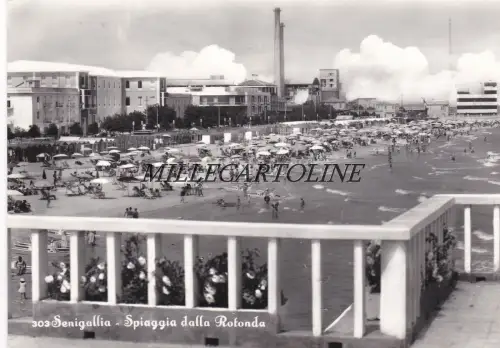 SENIGALLIA: Strand von Rotonda 1960