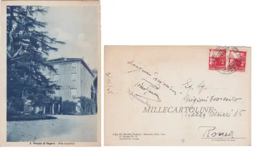 S. GIORGIO DI NOGARO: Villa Vucetich 1948