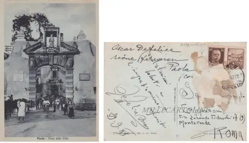 PAOLA: Porta della Citta' 1942