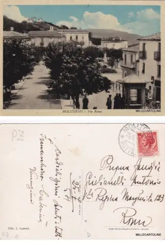 MOLITERNO: VIA ROMA 1954