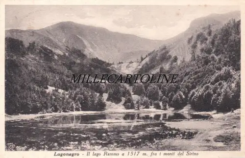 LAGONEGRO: Il Lago Remmo fra i Monti del Sirino 1937