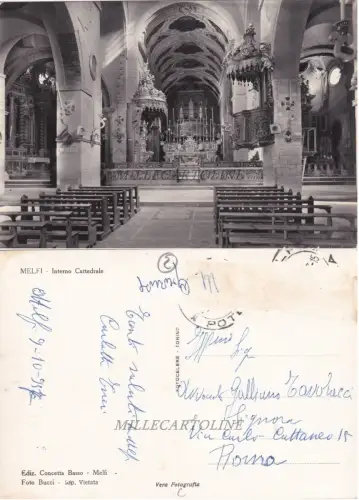 MELFI: Innenraum der Kathedrale 1957