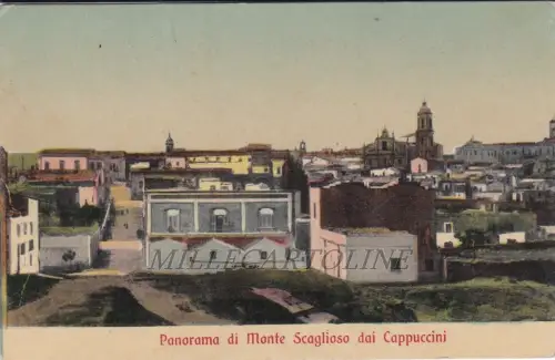 MONTE SCAGLIOSO DAI CAPPUCCINI - Panorama 1914