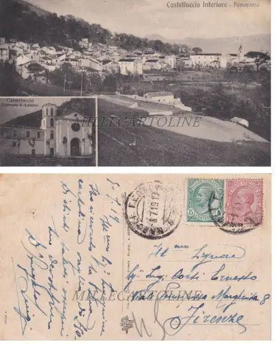 BURG UNTEN: Panorama 1919