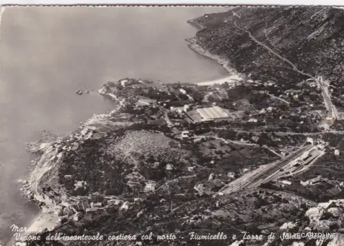 MARATEA: KÜSTENANSICHT MIT HAFEN - FLUSS UND TURM DER HEILIGEN VENUS