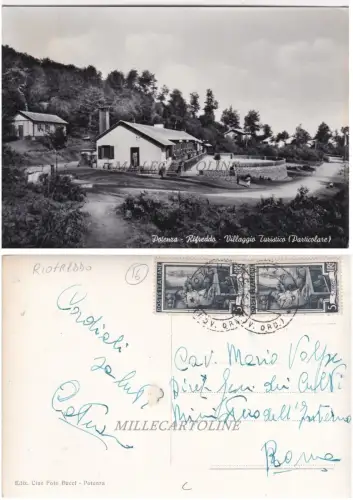 POTENZA - REFREDDO: Feriendorf - Besonderheit 1953