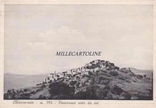 CHIAROMONTE: Panorama von Osten gesehen 1954
