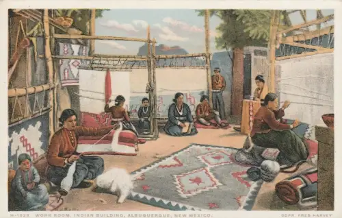 NEW MEXICO - Albuquerque - Work Room, Indian Building