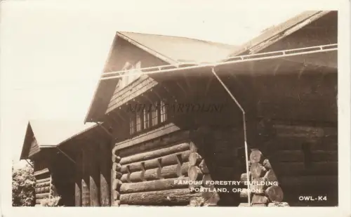 OREGON - Portland - Famous Forestry Building - Fotopostkarte