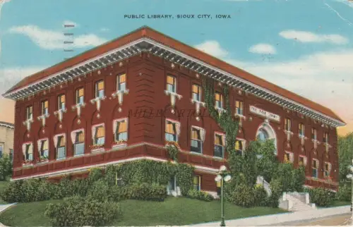 IOWA - Sioux City - Public Library 1954