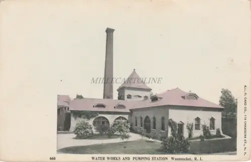 RHODE ISLAND - Woonsocket - Water Works and Pumping Station