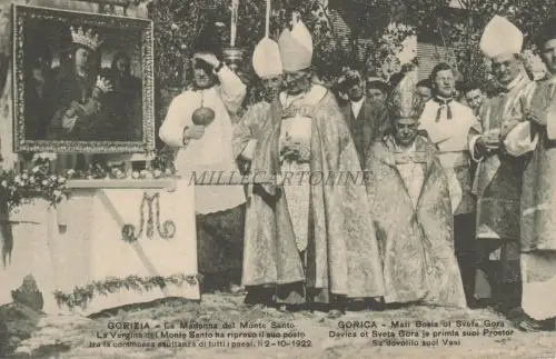 * GORIZIA - La Madonna del Monte Santo hat 1922 ihren Platz wieder eingenommen