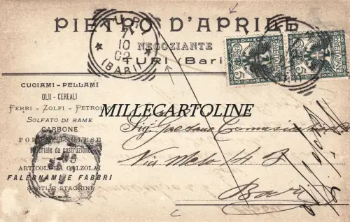 TURI: Kopfstück Pietro D'APRILE - Händler 1902