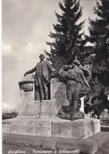 SAVIGLIANO: Monumento a Schiaparelli 1960