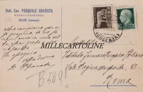 CELICO: Kopf - Dr. Cav. Pasquale Granata - Arzt Chirurg 1938