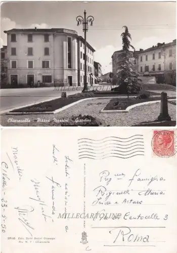 CHIARAVALLE: Piazza Mazzini - Giardini 1956