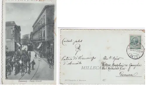 CATANZARO: Piazza Grimaldi 1917