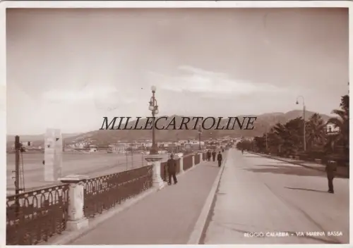 REGGIO CALABRIA: Via Marina Bassa 1936