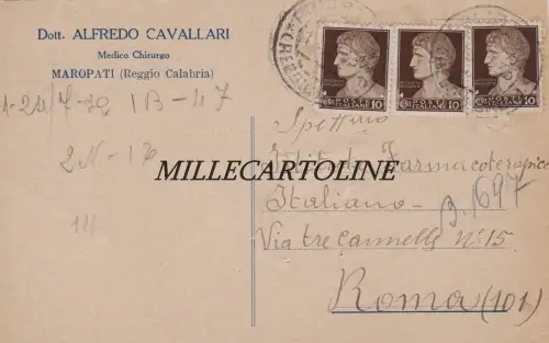 MAROPATI: Kopf - Dr. Alfredo Cavallari - Arzt Chirurg 1947