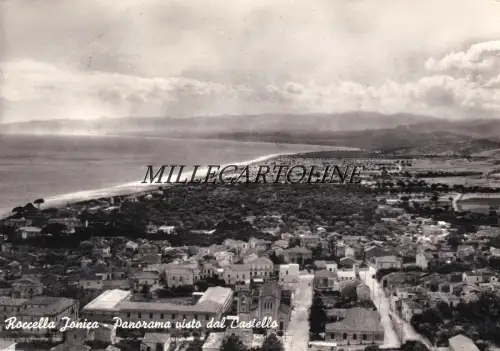 ROCCELLA JONICA: Panorama vom Schloss aus gesehen 1960