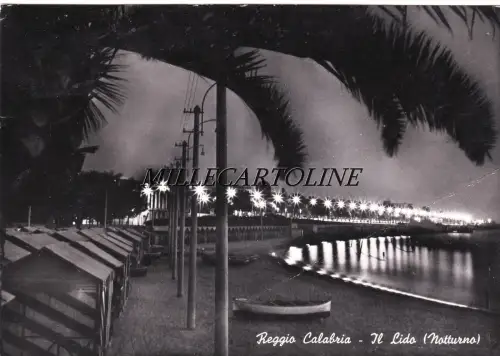 REGGIO CALABRIA: Il Lido - nocturno 1961