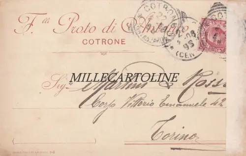 CROTONE: Kopf F.lli Proto alla Martini & Rossi di Torino Wermout 1908