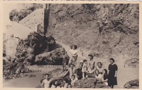 STRAND AM MEER: Fotokarte - August 1940