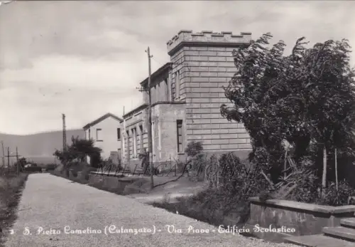 S. PIETRO LAMETINO: Via Piave - Edificio Scolastico 1961