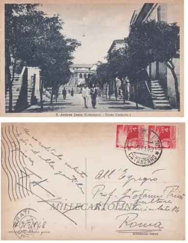 S. ANDREA JONIO: Corso Umberto I 1948