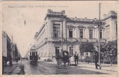 REGGIO CALABRIA: Corso Garibaldi e Palazzo Provinciale 1927