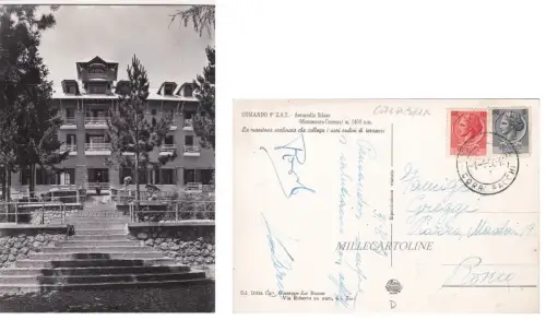 MONTESCURO CS: COMMAND 4° Z.A.T. AEROSTELLO SILANO 1958