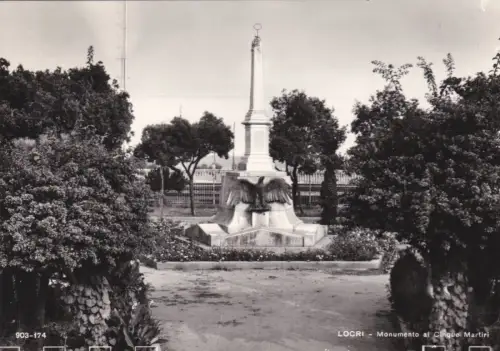 LOCRI: Denkmal für die fünf Märtyrer 1965
