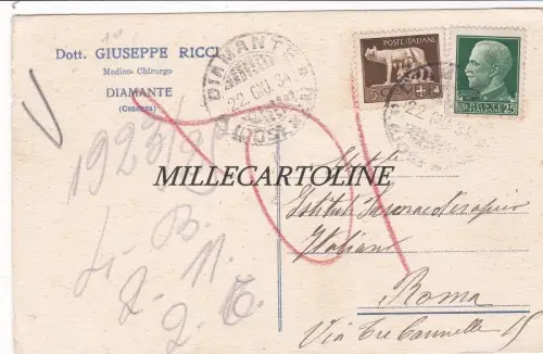 DIAMANT: Kopf - Dr. Giuseppe Ricci - Arzt Chirurg 1934