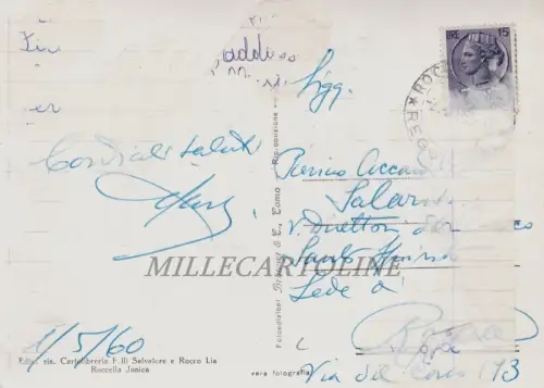 ROCCELLA JONICA: Fontana e Corso Roma 1960