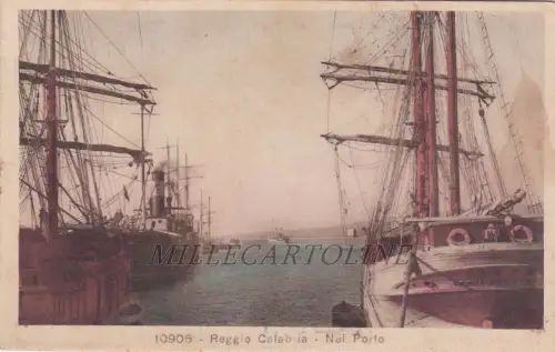 REGGIO CALABRIA - Im Hafen Nr. 10905 - 1930