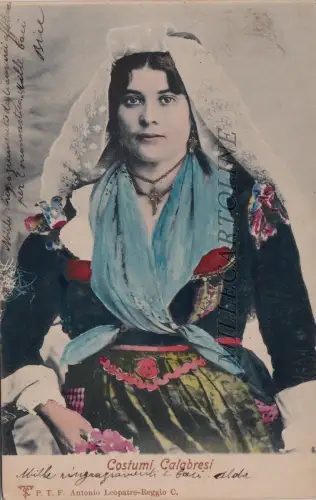 REGGIO CALABRIA - Calabresische Kostüme 1904