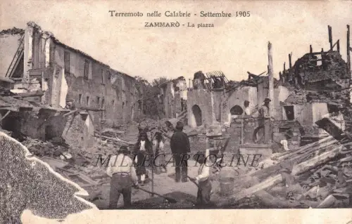 ZAMMARO': ERDBEBEN VON 1905 - DER PLATZ