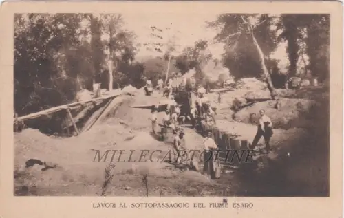 SPEZZANO ALB. - S.LORENZO - TARSIA - SIGNATUR Bau Aquädukt Venaglia 1932